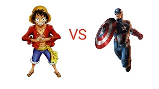 mugen monkey D luffy vs captain America