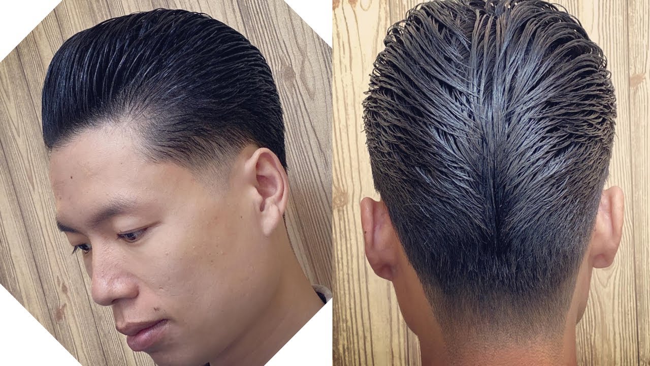 How To Cut A Pompadour Classic || FREE HAND Taper || ( HairCut )Long  BarberShop - YouTube
