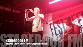 Maverick Sabre - I Need (live @ The Coppafeel Festifeel)