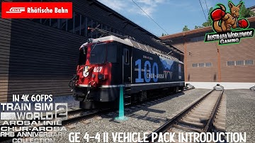 GE 4 4 II Vehicle Pack Introduction Arosalinie Train Sim World 2 IN 4K