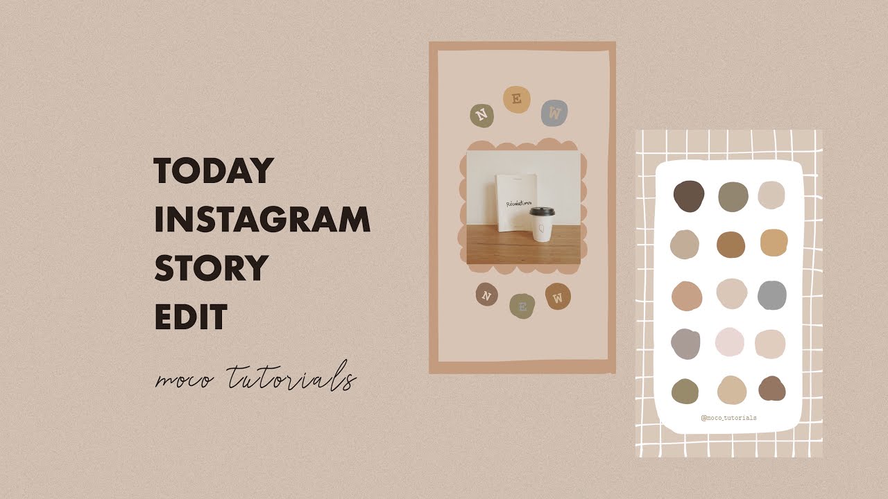 インスタ ストーリー加工用のカラーパレット Instagram Story Tutorials Color Palette Moco Tutorials インスタ加工 ストーリー加工 Youtube