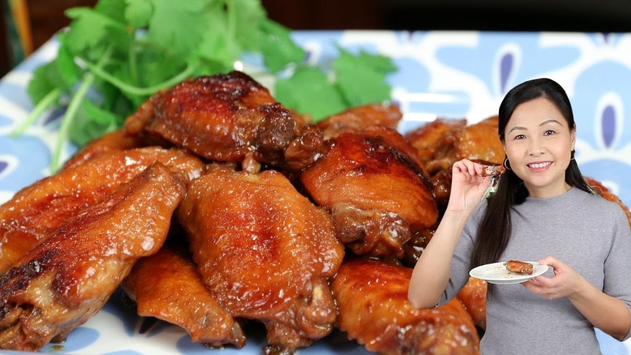 Easy Honey Chicken Wings 蜜汁鸡翅 | ChineseHealthyCook
