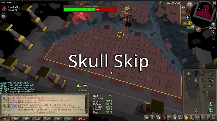 Warden Red Skull Damage Skip