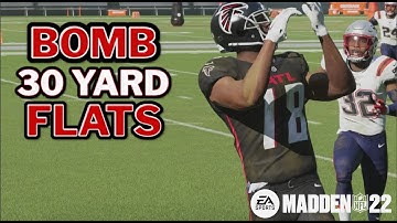 Bomb 30 Yard Flats with EASE in Madden 22!