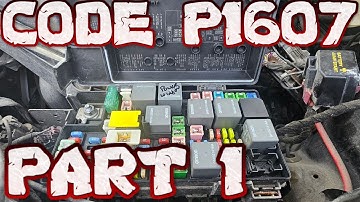 How to Fix Code P1607 Step-by-Step Guide!"
