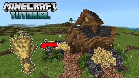 How to build Starter House in Minecraft 1.17 : Tutorial Build