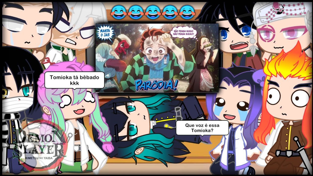 Hashiras react DIAS DE LUTA, CADÊ OS DIAS DE GLÓRIA? 🤣  PARÓDIA KIMETSU | Voice makers