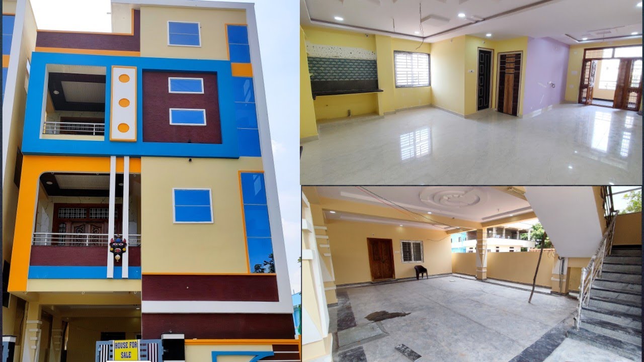 New G+2 Independent House for sale with Spacious parking 150 sq yds