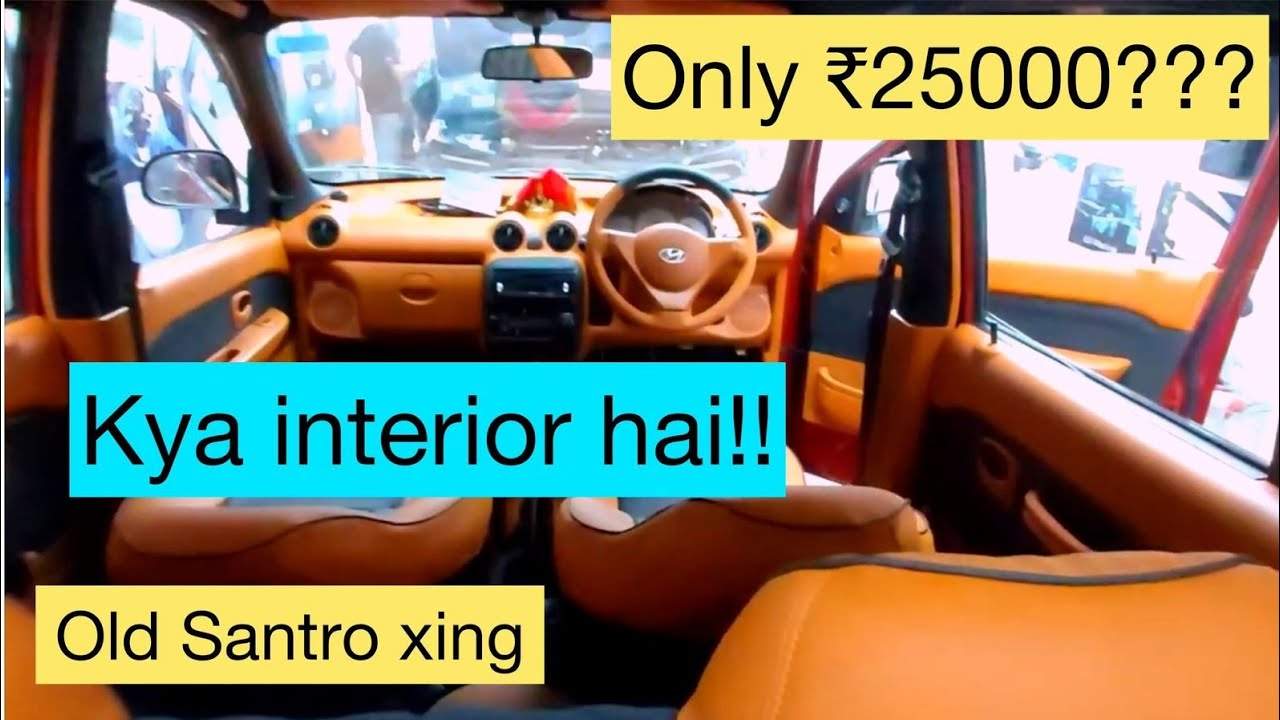 santro xing full interior modification, best modified interiors 😍😍