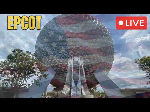 LIVE: EPCOT Rope Drop, World Showcase & Morning Crowds | Walt Disney World