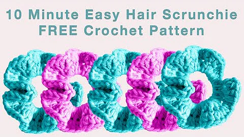 Learn How to Crochet a Quick and Easy Hair Scrunchie with Bulky Yarn!