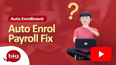 How Auto Enrolment Works in Big Red Book Payroll