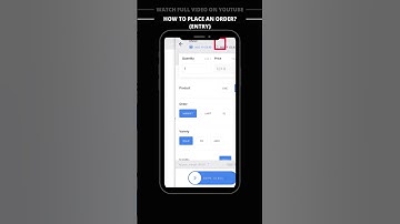 How to place an order in Zerodha Kite App #shorts