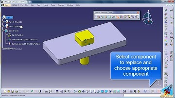 CATIA ASSEMBLY DESIGN - Replace Component