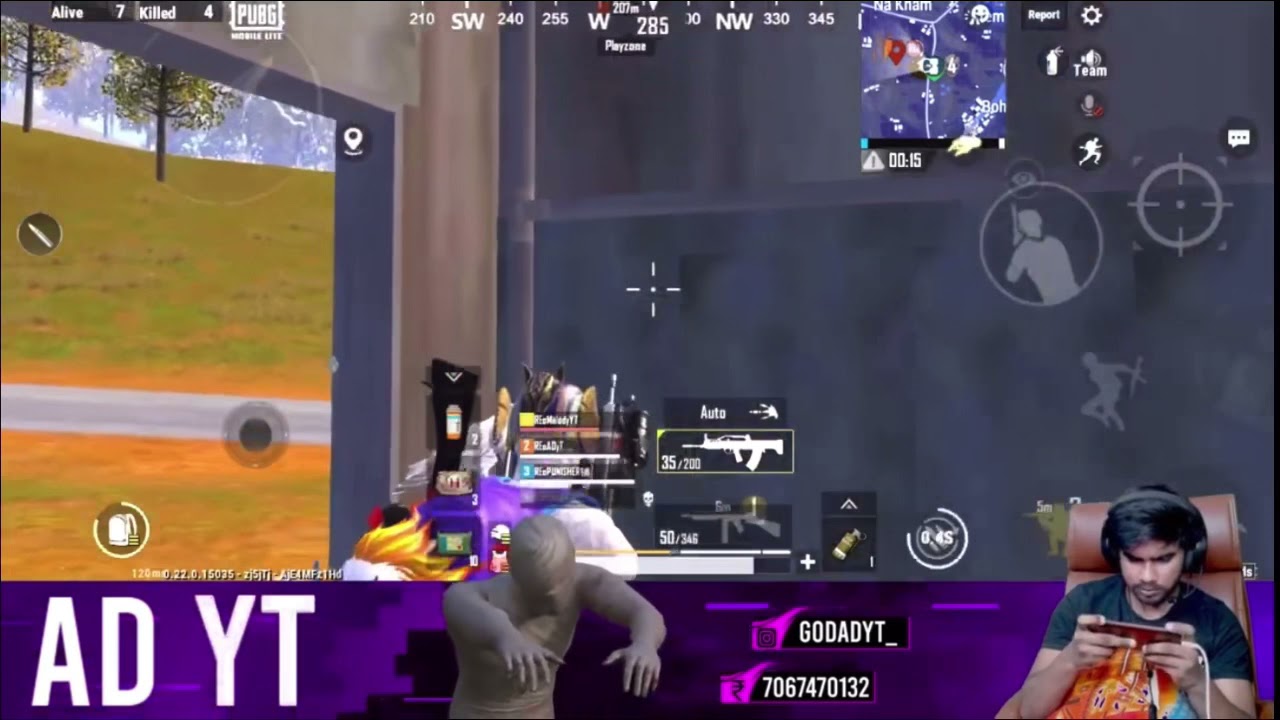 GOD VS REO Fight ReoADYT VS god tushar OP Vs melody YT gamer PUBG MOBILE lite