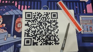 QR Code pixel art | drawing timelapse