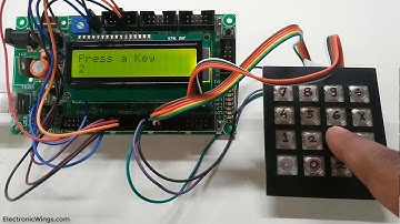 4x4 Keypad interfacing with PIC18F4550