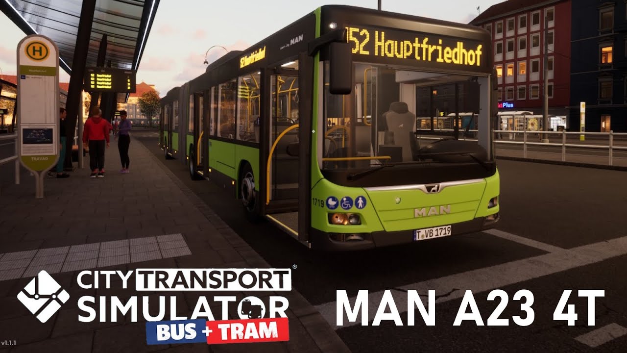 Im Gelenkbus durch die Innenstadt | MAN A23 4T | CTS:Bus