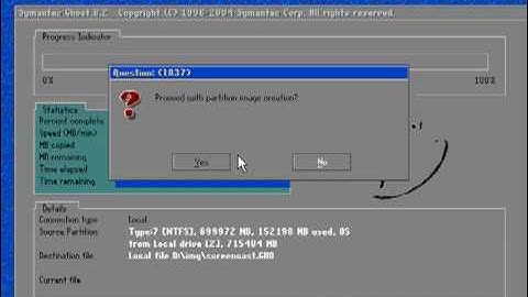 Backup with Ghost 14 without Install