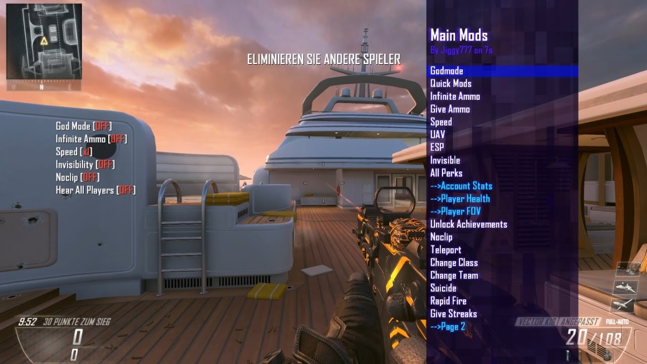 Black ops 2 mod menu