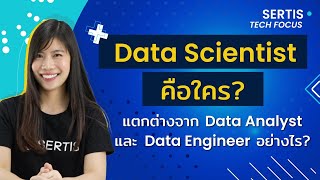 Sertis Tech Focus: Data Scientist คืออะไร? แตกต่างจาก Data Analyst และ Data Engineer อย่างไร?