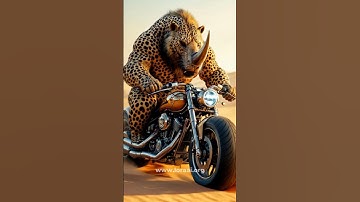 Unleashing the Rhino-Leopard AI’s Most Terrifying Hybrid Animal Yet #aishorts #rhinoceros  #leopard