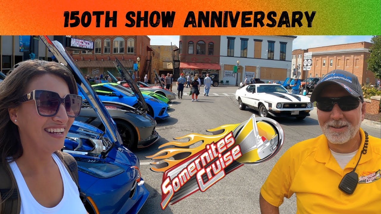 SOMERNITES CRUISE 150TH SHOW ANNIVERSARY CORVETTES AND CLASSIC CARS