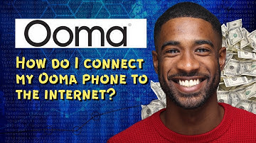 How do I connect my Ooma phone to the internet