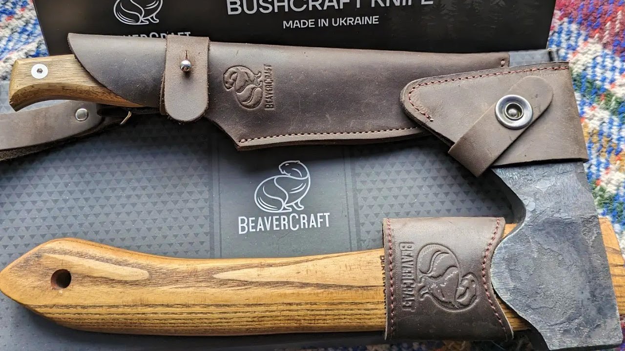 Beavercraft - Hatchet AX1 & BSH3 Bushcraft Knife - Review 
