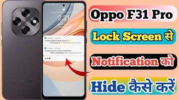 Oppo F31 Pro 5g Lock Screen Par Notification Hide Kaise Kare // Hide Notification In Oppo F31 Pro 5g