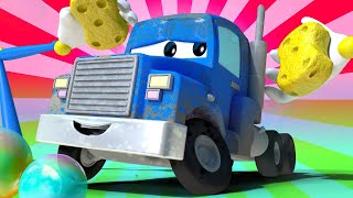 Toms Autowaschanlage -  Supertruck 3 - Autopolis   Lastwagen Zeichentrickfilme für Kinder