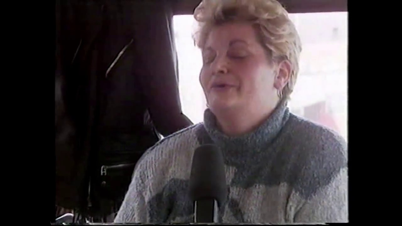 Darinka Stankic prva zena vozac autobusa u Juznom Banatu i JKP ATP Pancevo 1992 Godina