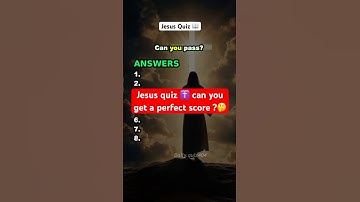 Kun jij deze quiz over Jezus halen? 🤔✝️ #bijbelquiz #jesuschrist