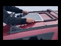 Flexible Solar Panel Mounting System (without drilling, welding, or permanent adhesive)