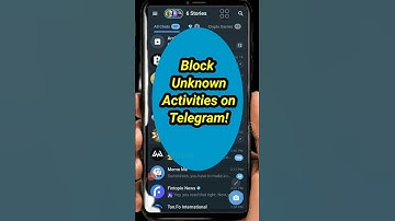 How to BLOCK Unknown Calls on Telegram | Stop Unknown Activities on Telegram #shorts