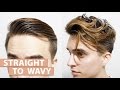 Straight to Wavy Hair without using any Products | Men’s styling Tutorial