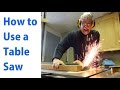 How to Use a Table Saw: Woodworking For Beginners #1 -  woodworkweb