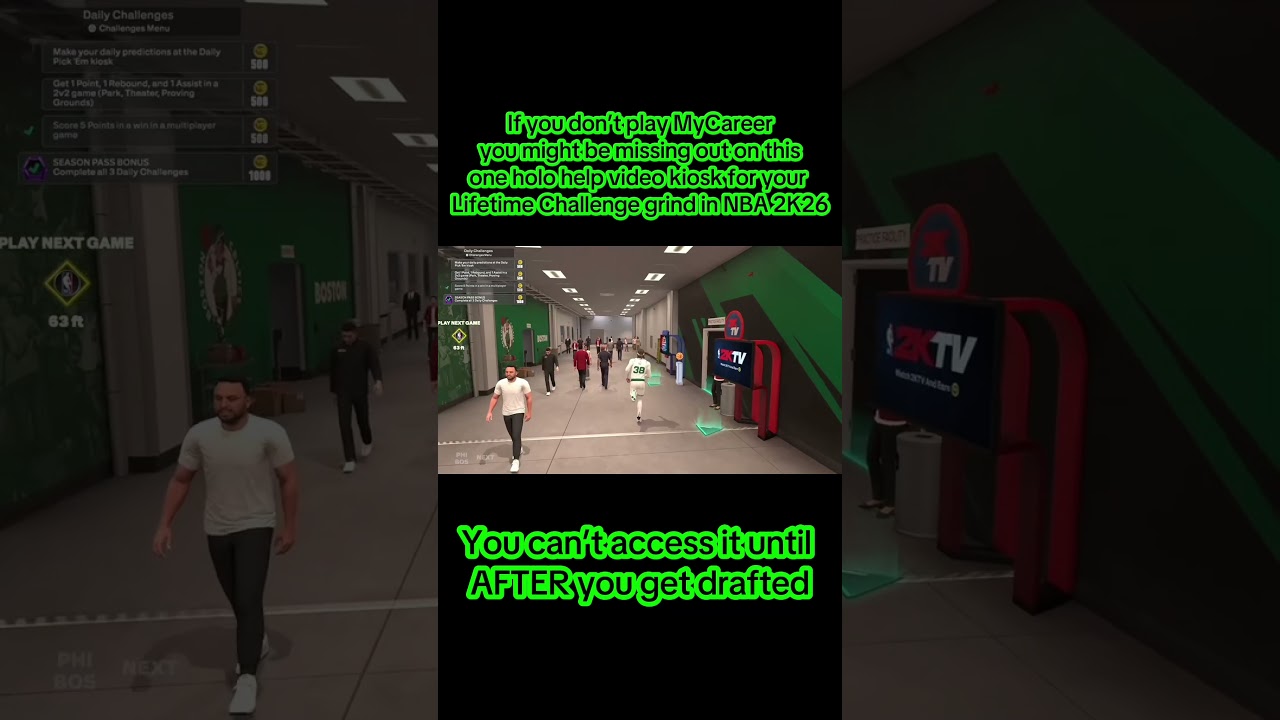 You might be missing this one holo help video kiosk for your Lifetime Challenge grind in 