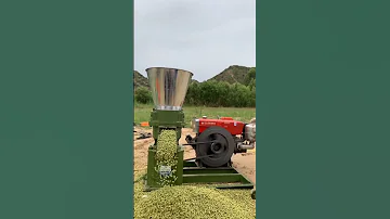 How To Use Feed Pellet Machine For Animal Fodder Without Electricity 