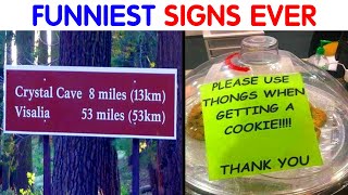 Very Funny Stupid Signs #8 😂