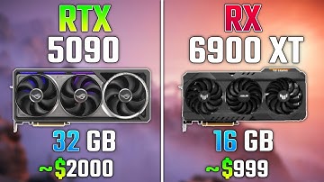 RTX 5090 vs RX 6900 XT | Test in 7 Games