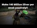 Make 140 million silver per week with workshops! Passive Income BDO!