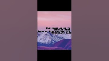 CHANNA VE || SONG LYRICS ||~CRAFTY HANDS~ #music #song  #bollywood
