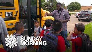 A school bus driver's special delivery