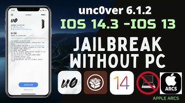 How to JAILBREAK Without PC With Unc0ver (iOS 14.3 - 13.0) ALL DEVICES | v6.1.2 SIGNED On U04S