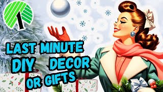 Great last minute diy decor ideas for Christmas