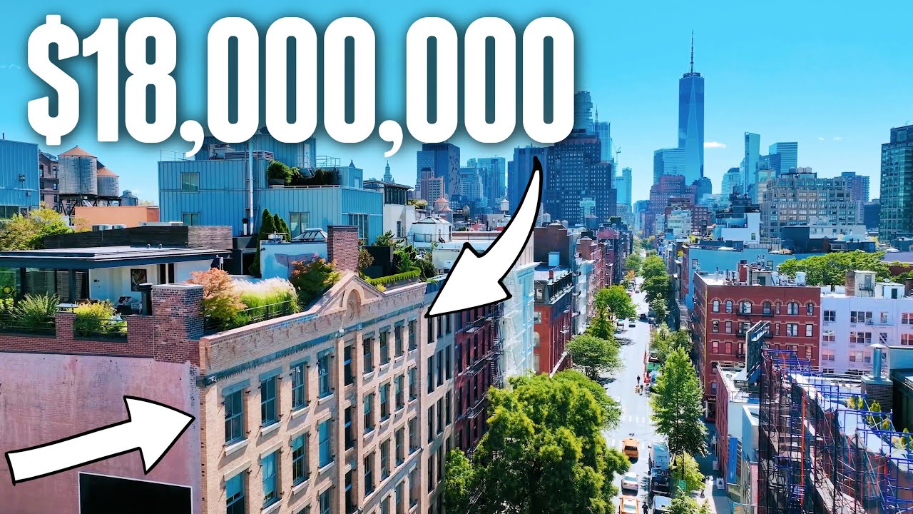 What $18,000,000 Gets you in SOHO | NYC APARTMENT TOURS