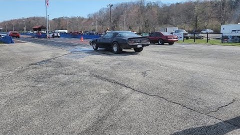 1980 Trans Am Testing Trans Brake on Motor and 100 Shot Nitrous 383 SBC