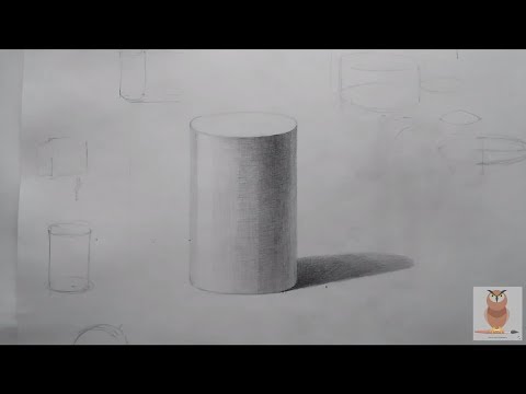 Как штриховать цилиндр