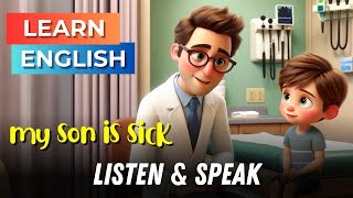 My Son is Sick | Improve Your English | English Listening Skills - Speaking Skills | Getting Sick